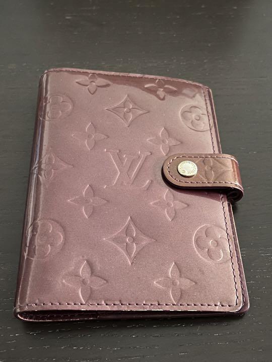 Louis Vuitton Monogram Vernis Agenda Pm Notebook Cover Purple