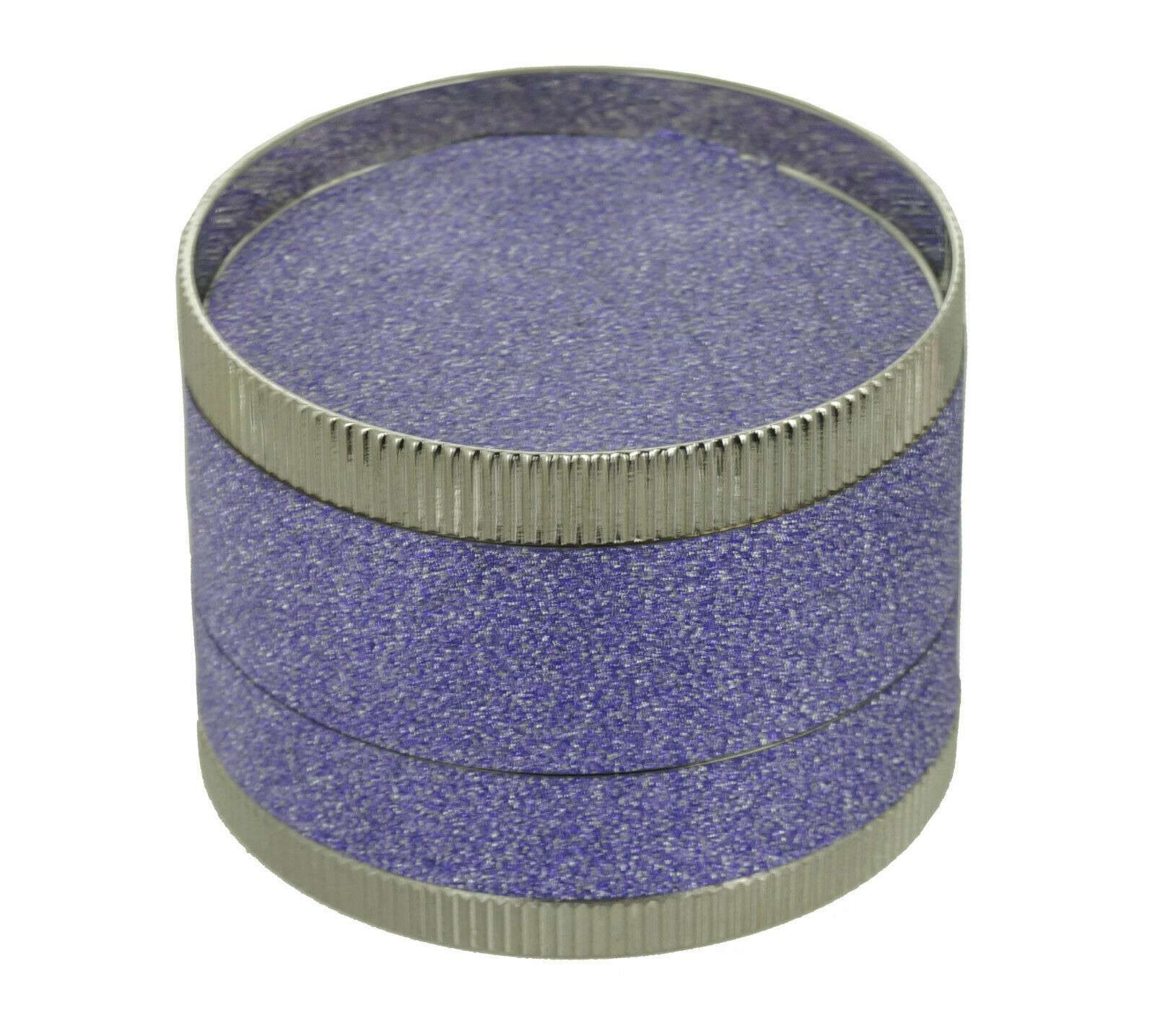 2" Pretty Glitter Grinder Purple Color Tobacco Herb Spice Crusher *usa Seller