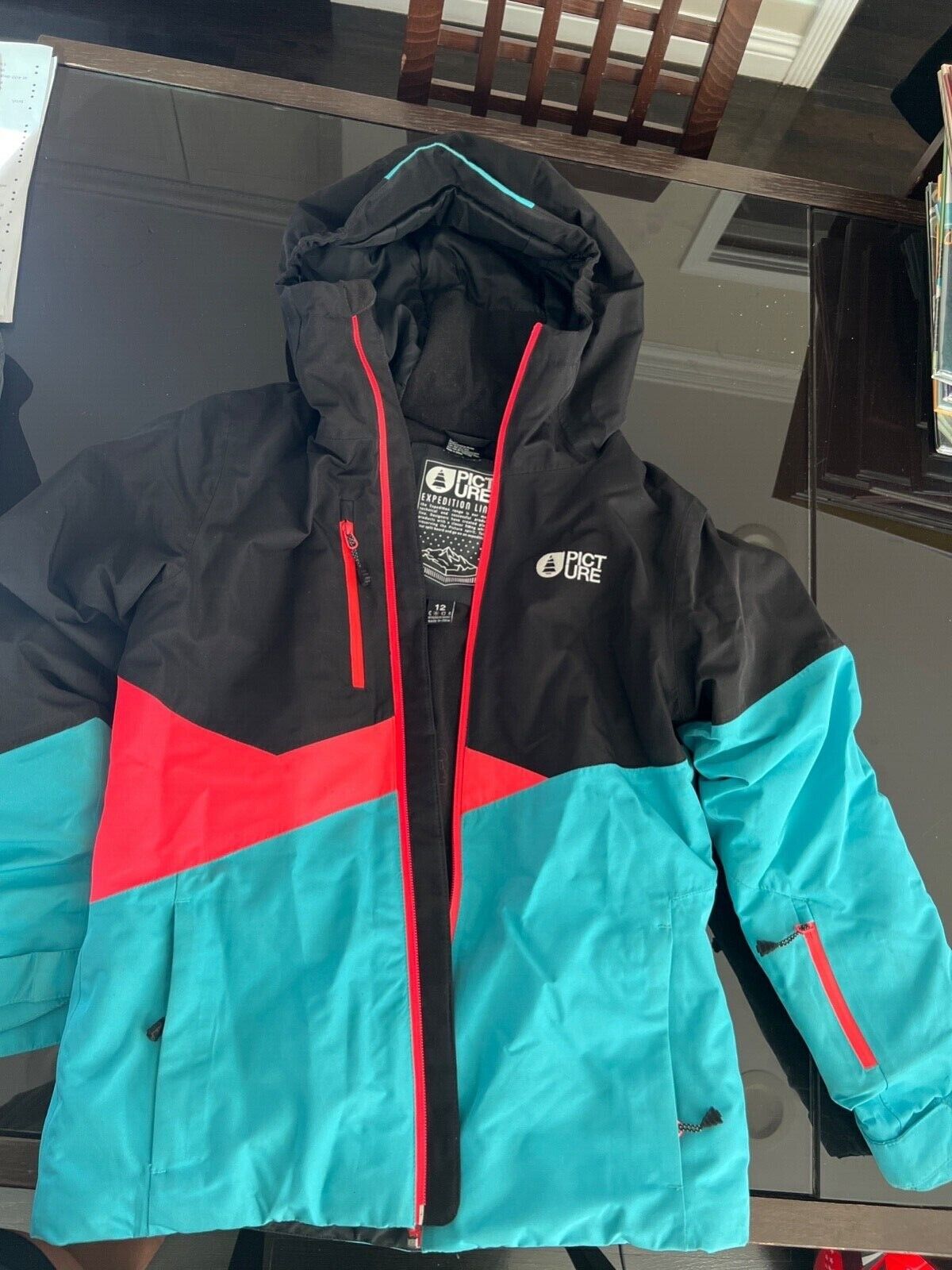 Picture Organic Expedition Line Ski Snowboard Juniors Age/size 12 Jacket