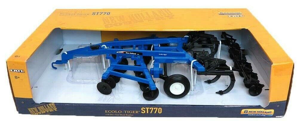 New Holland 1/16 Ripper Farm Toy Field Cultivator Mib Huge Implement.