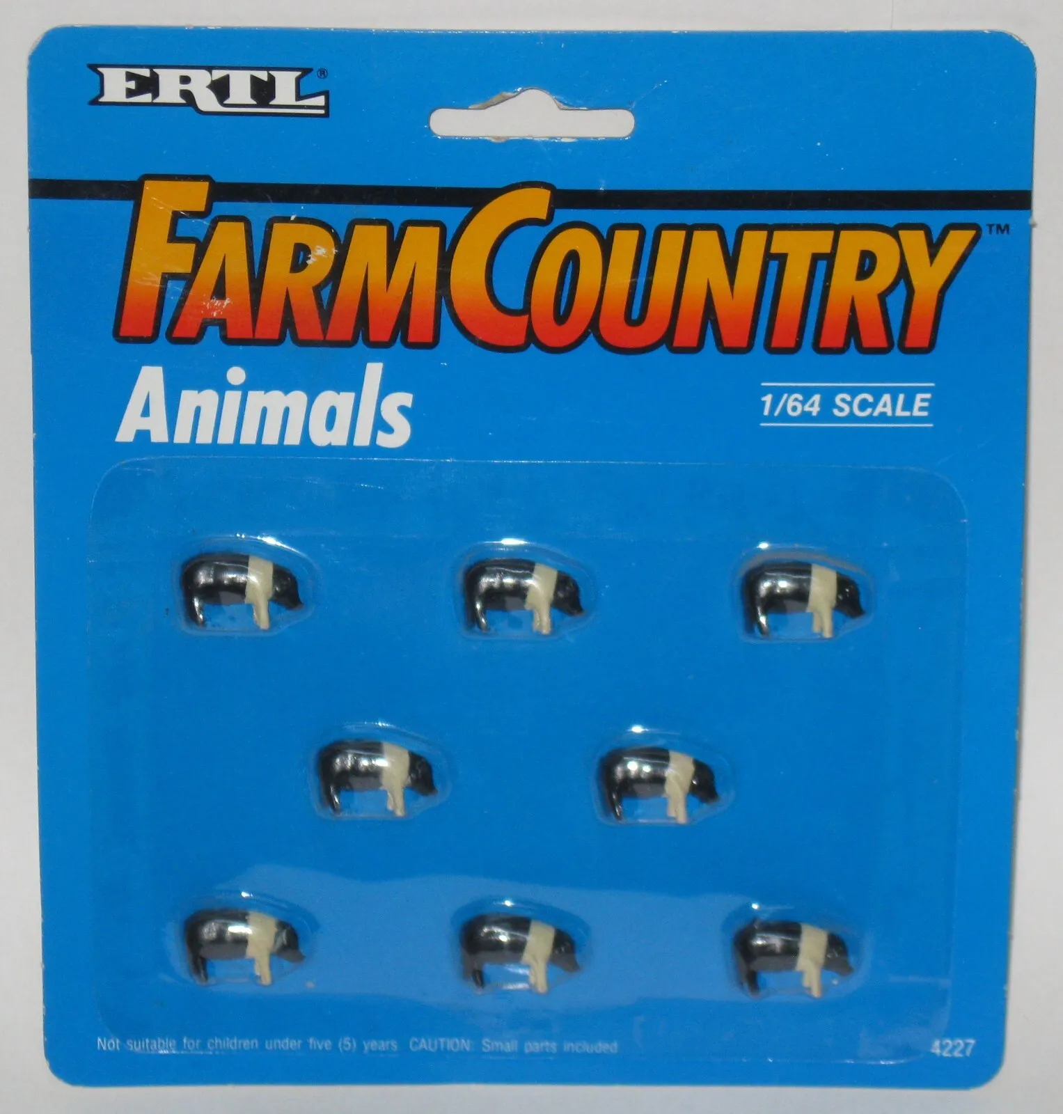 Ertl Farm Country Animals #4227 8 Pigs Hogs 1/64 Scale Vintage 1990 Sealed Pkg