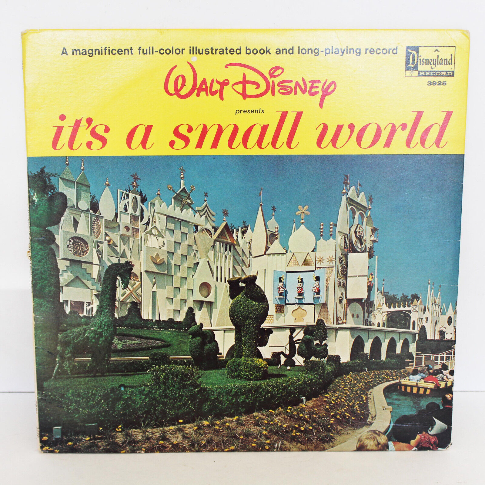 Vintage Disneyland Record It's A Small World Lp Vinyl W Illustrated Book 1964