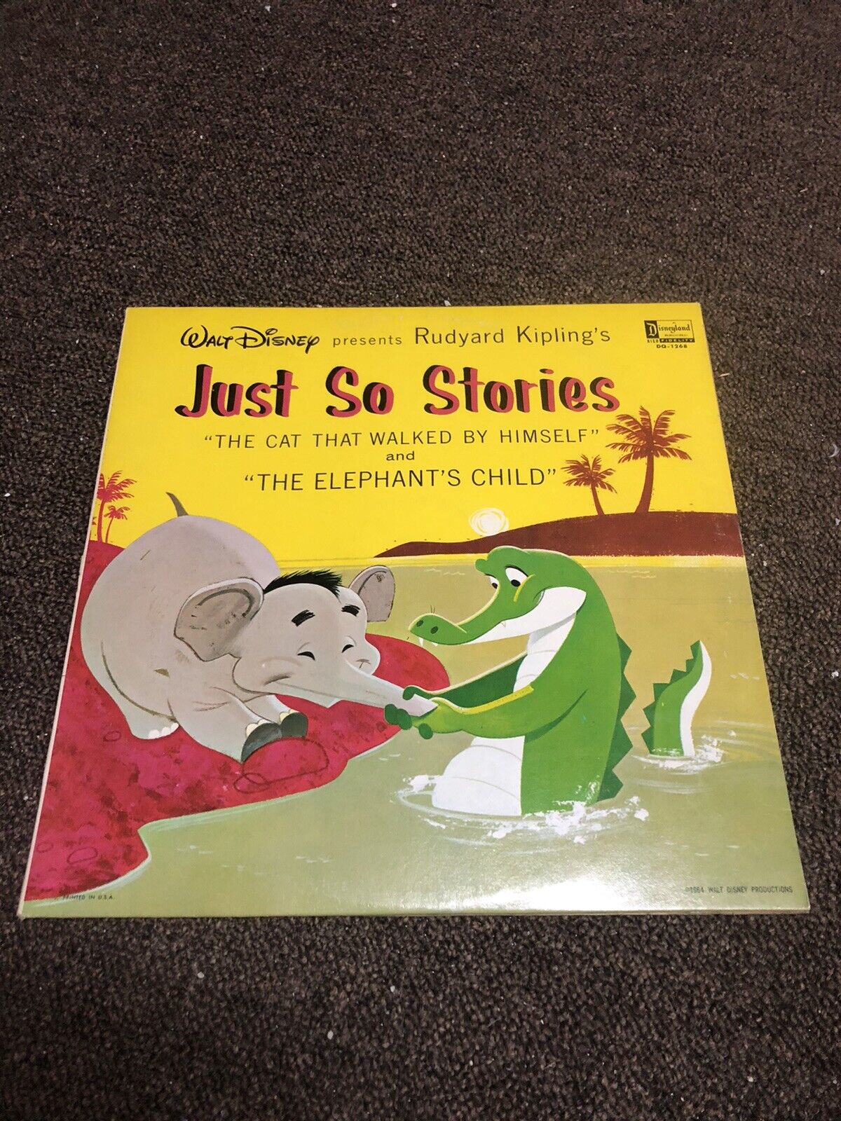 Walt Disney Rudyard Kipling Just So Stories Vinyl Lp Dq-1268 Disneyland