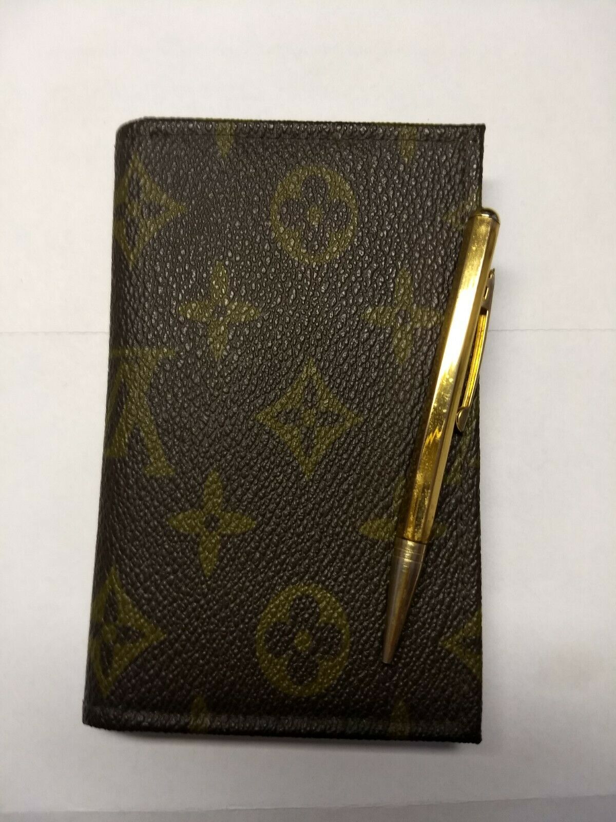 Rare Vintage Louis Vuitton Mini Address Book/notebook With Mechanical Pencil