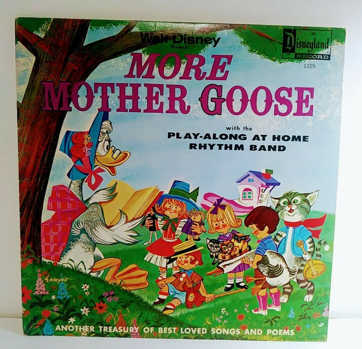 Walt Disney Presents More Mother Goose Vinyl  1962 Disneyland Record 1225 Album