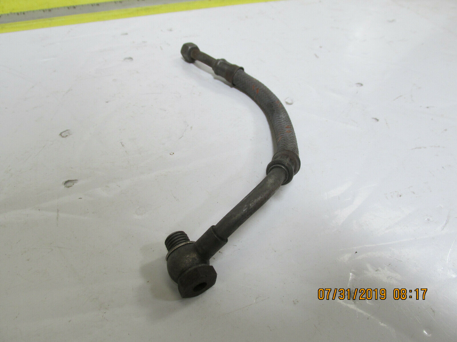 Porsche 911 Oil Line, Right, Braided Steel Air Cooled 2.0