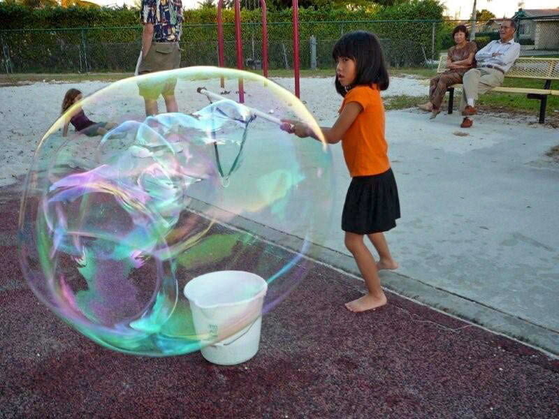 Big Mighty Bubble Blower Wand,bubble Stick-blow Huge Giant Soap Bubbles