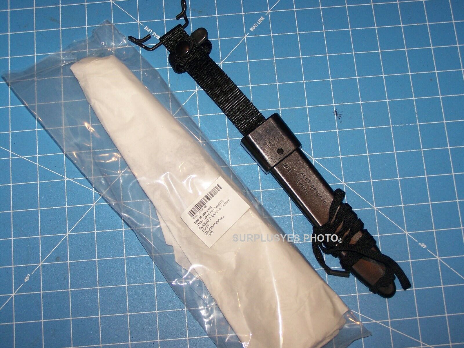 M10 Scabbard For Bayonet Knife Genuine Usa Military Usmc Hauser 1z803 Usa W P38