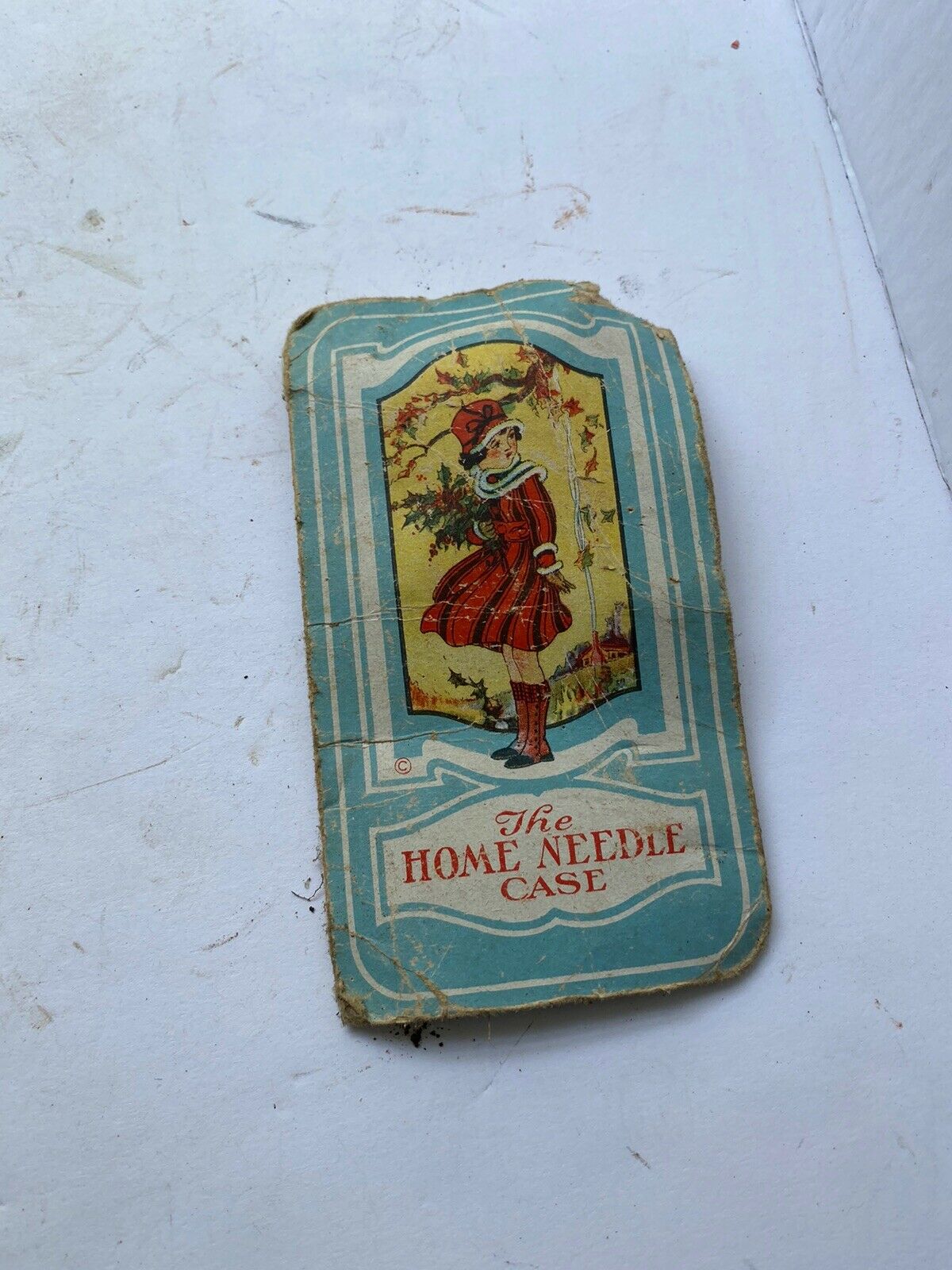 Vintage The Home Needle Case Eisenbrows Cemetery Memorial Reading Pa