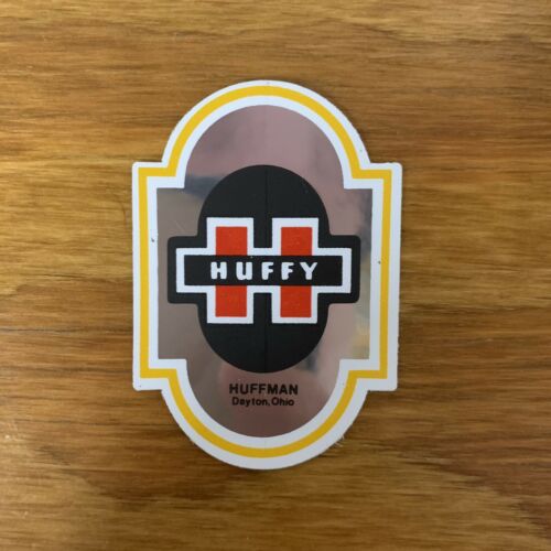 Huffy Bicycle Decal Head Badge Name Plate Sticker Nos Vintage
